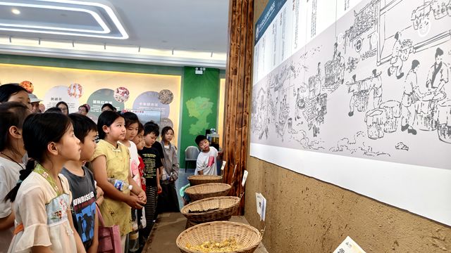 百余名学生在嵩县河南省科学院中原药谷科创