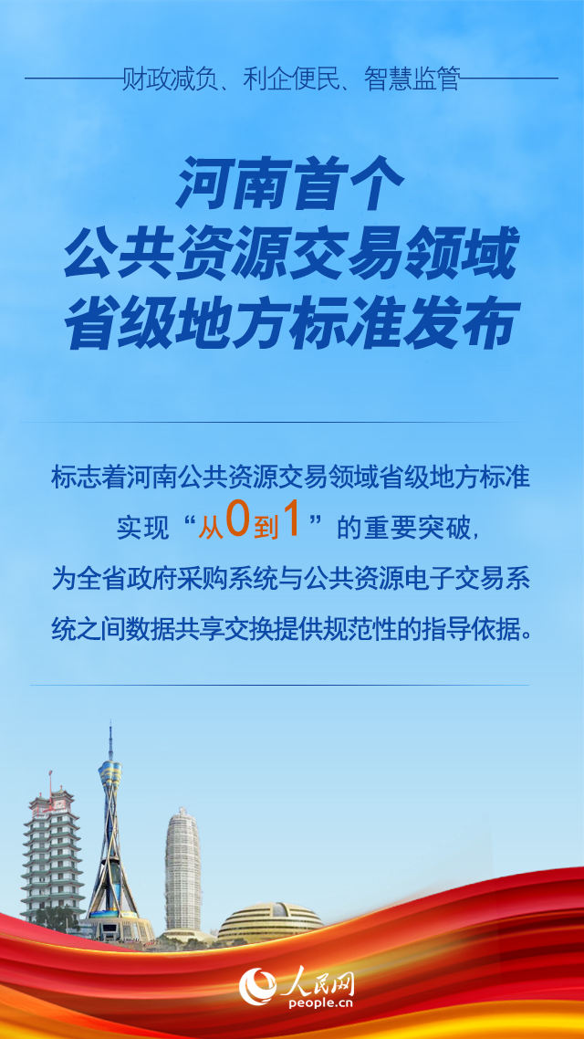 图解|河南首个公共资源交易领域省级地方标准发布