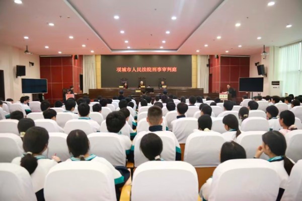 项城市人民检察院：庭审现场“变身”法治课堂 “沉浸式”以案说法护航成长